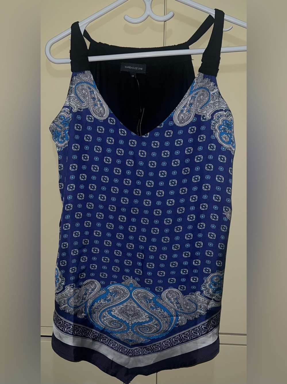 Warehouse One Bandana style tank top
